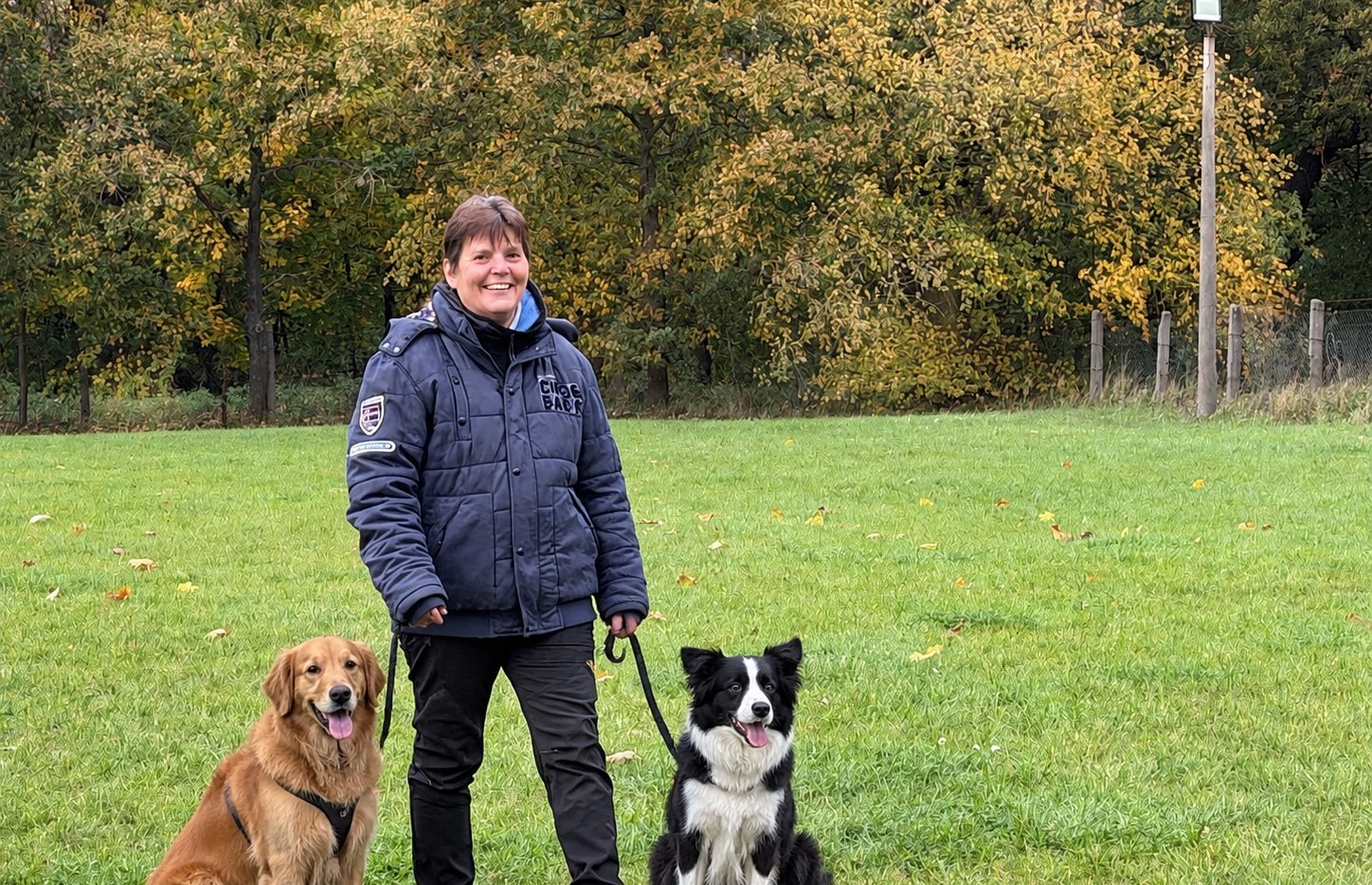 Hund auf der Trainingsfläche in Nauen